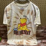 Disney Winnie the Pooh Women’s T-Shirt - Cream and Red size L Photo 0