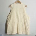 Blue Cactus Vintage Artsy Yellow Vest made in USA size M Size M Photo 3