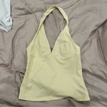 Free People Still Here Halter Cami Butter yellow Photo 1