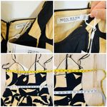 MON RENN viral bloggers favorite 100% cotton surreal midi dress NWT Black Size M Photo 13