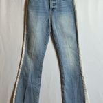 frame denim Le Crop Mini Bootcut Two-Tone Jeans Photo 2
