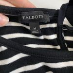 Talbots Black And White Stripe Tassel Mini Dress Photo 8