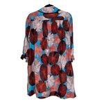 Diane Von Furstenberg  Silk-Blend Botanical Dress/ Swim Suit Cover Up Size 8 Photo 1