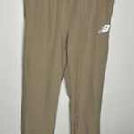 New Balance tan activewear pants casual neutral women's size large athletic Photo 0
