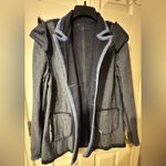 Diane Gilman  Navy Denim Blazer with Embroidery Photo 2