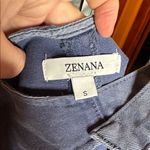 Zenana Outfitters NWT Washed Blue Adjustable Strap Denim Overall Dress Size Small Photo 7