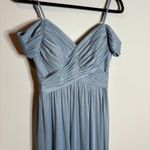 Azazie  Aja Dress in Dusty Blue Photo 2