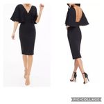 Dress the Population Louisa Butterfly Sleeve Cocktail Dress in Black Size XS Photo 1