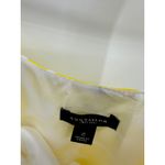 Ann Taylor  Womens Yellow Floral Maxi Dress Size 2 Boho Vaca Summer Cruise Photo 5