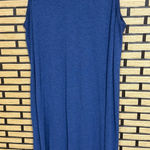 Madewell  Blue Tank Midi‎ Dress Size 3X Photo 0