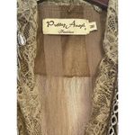 Pretty Angel  Sleeveless‎ Open Cardigan Kimono Lace Ruffles Fairy Feminine M Photo 2