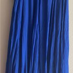 Women NEW Maxi Flowy Skirt Cobalt Blue Size XL Boho Summer Lightweight Photo 2