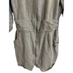 Juicy Couture 3/4 Sleeve Gray Full Zip Sweatshirt dress size L Photo 7