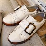 GREATS Women's Royale Sneakers Buckle Leather White Shoes Size 7.5 Photo 0