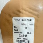 Steve Madden Lipa Vinyl Slip On Heels Womens 10 Cream Leather Dressy Y2K Mule Photo 6