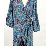 Torrid " Georgette Wrap Tunic Blouse Dress Size 1 - Chic Plus‎ Size Photo 2