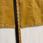 Blue Spice  Corduroy Mini Skirt Womens 5 Mustard Yellow Stretch Y2K Retro Zipper Photo 6