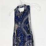 Free People  Beaux Slip Dress in Scarf Print Size Small Photo 2