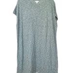 Pure Jill by J. Jill Dress Med Tall Heathered Olive Green Gray Sleeveless Baggy Photo 0