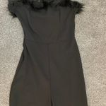 SheIn Romper Black Strapless Photo 2