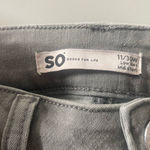 SO Jean Shorts grey low rise Gray Size 30 Photo 2
