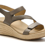 ABEO Women's Riviera Adjustable Sandal Shoes color FOSSIL size 8 Photo 0