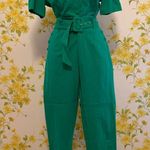 High waist belted pants Kelly green size M Size M Photo 9