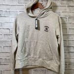Alpine Design NWT! Women’s  buttery soft cream/gray heather hooded sweatshirt M Photo 0