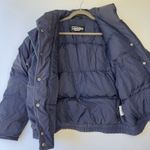 Obermeyer Vintage SNUGGLER Ski Jacket Women’s Size 12 Navy‎ blue Photo 14