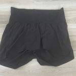 Old Navy Old Navy Maternity Black Elastic Waistband Shorts Stretchtech Size Large Photo 0