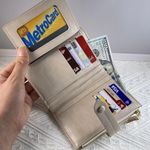 Wallet for Women,Trifold Snap Closure Wallet,Credit Card Holder Coin Purse Photo 4