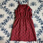 Hello Miss Red and Black Zippered Ruffle Dress Photo 4
