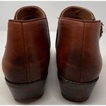Vionic  Women's Jolene‎ Brown Leather Booties Side Zippers Size 8 Photo 3