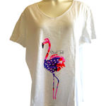 Caribbean Joe Flamingo “Stand Tall” Graphic Tee Photo 0