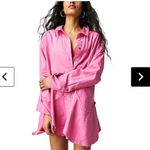 We The Free Free People Freya Poplin Top in Pink Size Small NWT Photo 2