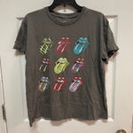 The Rolling Stones  Graphic T-Shirt Band Tee Colorful Tongue Logo Rock L‎ Photo 0