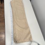 Gianni Bini Tan Wide Leg 100% Linen Pants Size 4 EUC Photo 12