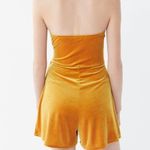 Urban Outfitters NWT   Velvet Tie Front Romper Photo 3