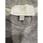 Heroine Sport Racing Pullover Sweatshirt in Heathered Gray Size Medium Photo 4