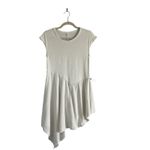 Anthropologie Daily Practice by  Asymmetrical Midi Dress Sz Small Preppy Coastal Photo 2