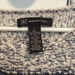 International concepts Fringe Blue Striped Sweater Photo 3