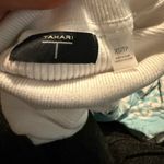 Tahari  White Ribbed Knit Top Photo 3