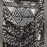 Mossimo Supply Co Tribal Aztec Print Blouse Cream and Black L Size L Photo 13