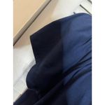 Aria Collection Navy Blue Smocked Neck Button Front Nightgown XL Photo 2