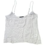 J.Crew Ruffle button-up shirt in crinkle chiffon in Ivory 2 NWT Photo 2