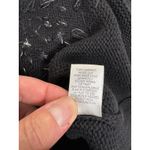 Vtg CJ Banks Womens 2X Sweater Vest Faux Fur Collar Sleeveless Snowflake Beads Black Photo 8