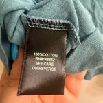 Torrid  Yosemite Vintage Cotton Jersey Slub Crew Notch Blue Tee Shirt - size 1 Photo 6