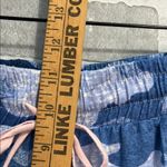 Jane & Bleecker Jane and Bleeker Blue Camo Loungewear Pull On Joggers w/ Pockets Women’s Medium Photo 7