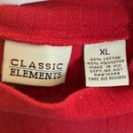 Classic Elements FINAL MARKDOWN  red ribbed top xl Photo 1