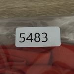 AQUA Shirt Womens Small Orange Peplum Top Sexy Chic Y2K Mesh Partywear Cocktails Photo 6